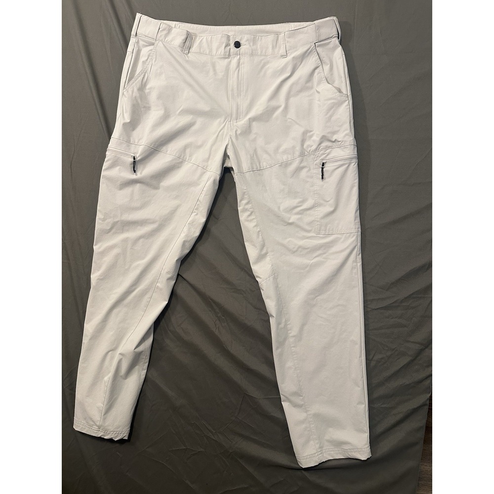 Magellan Outdoor Fishing Pants Mens Size 2XL Ivory 6 Pockets Fish Gear